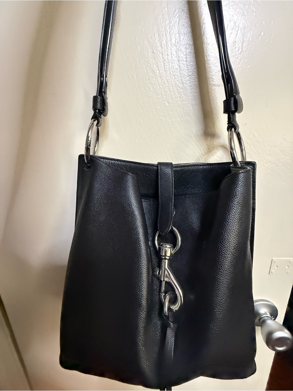 Rebecca Minkoff - Classic Black Women's Faux Leather Shoulder Bag